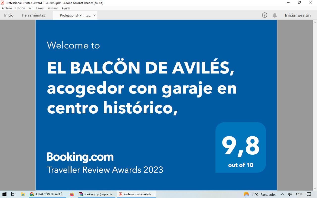 El Balcoen De Aviles, Acogedor Con Garaje En Centro Historico, エクステリア 写真
